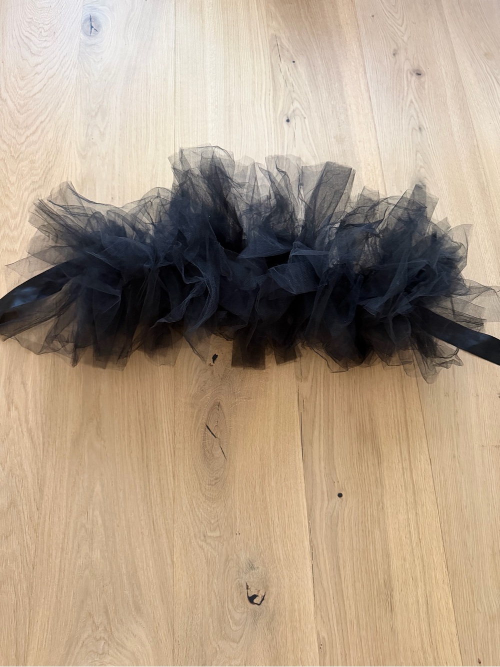 Handmade Etsy Black Tulle Tutu 12–18M Halloween